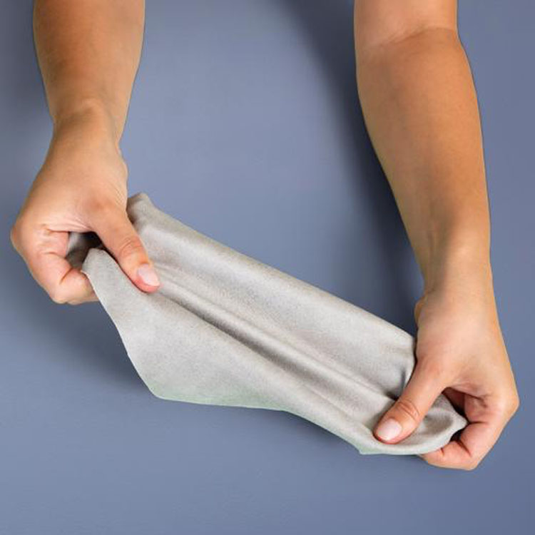 Het stretch-leer wat voor de Xsensible-schoenen gebruikt wordt.