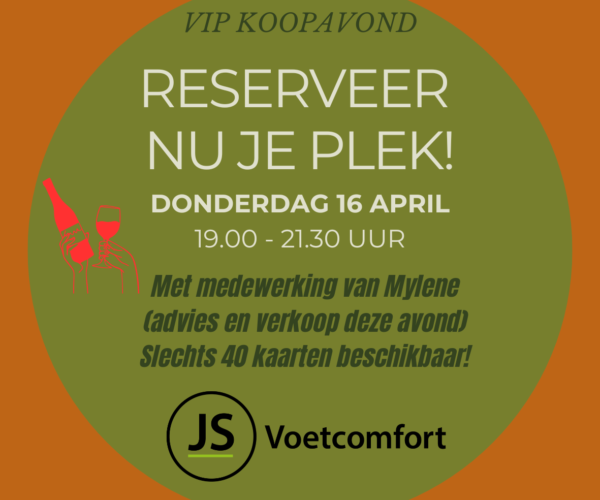 Inschrijving; VIP Koopavond